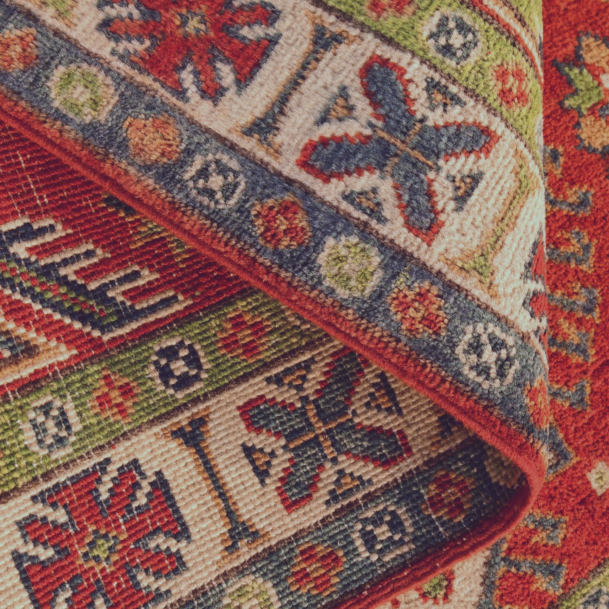 3' 3 x 4' 11 Hand Knotted Kazak Rug