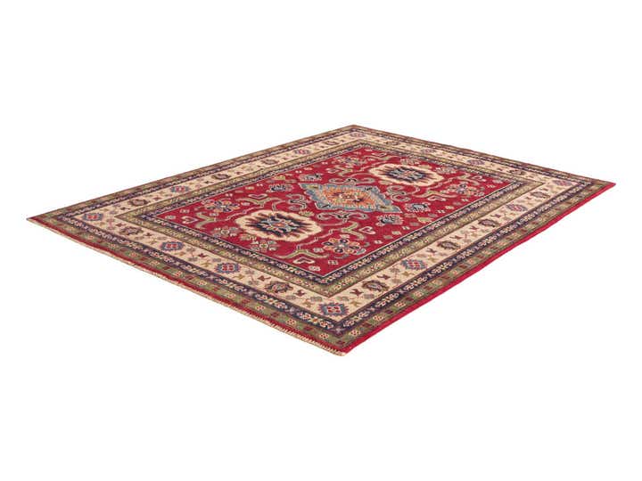 5' 2 x 6' 9 Hand Knotted Kazak Rug
