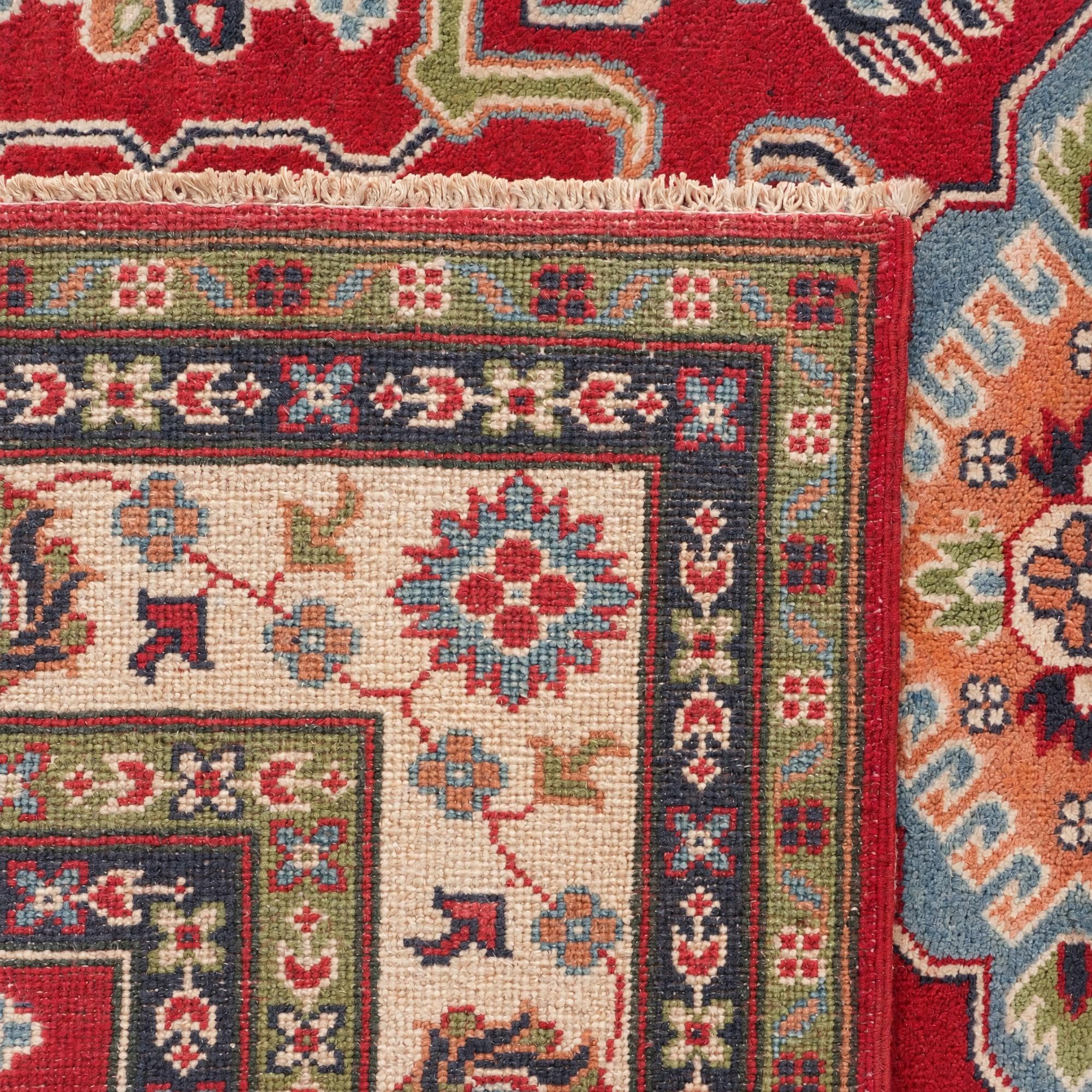 155cm x 205cm Hand Knotted Kazak Rug