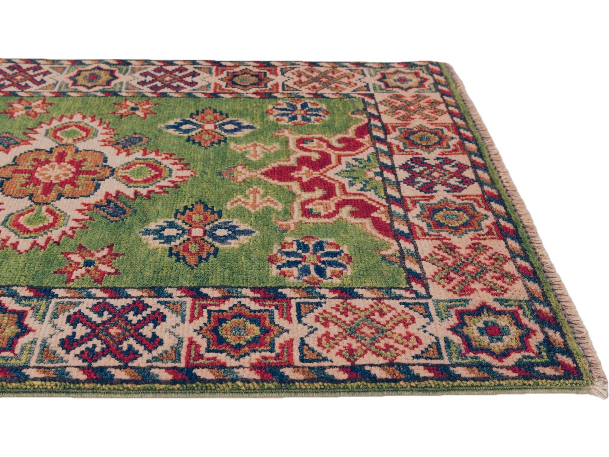60cm x 95cm Hand Knotted Kazak Rug
