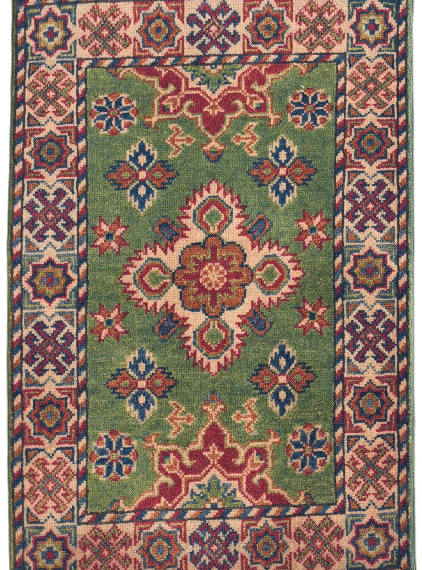 2' x 3' 1 Hand Knotted Kazak Rug