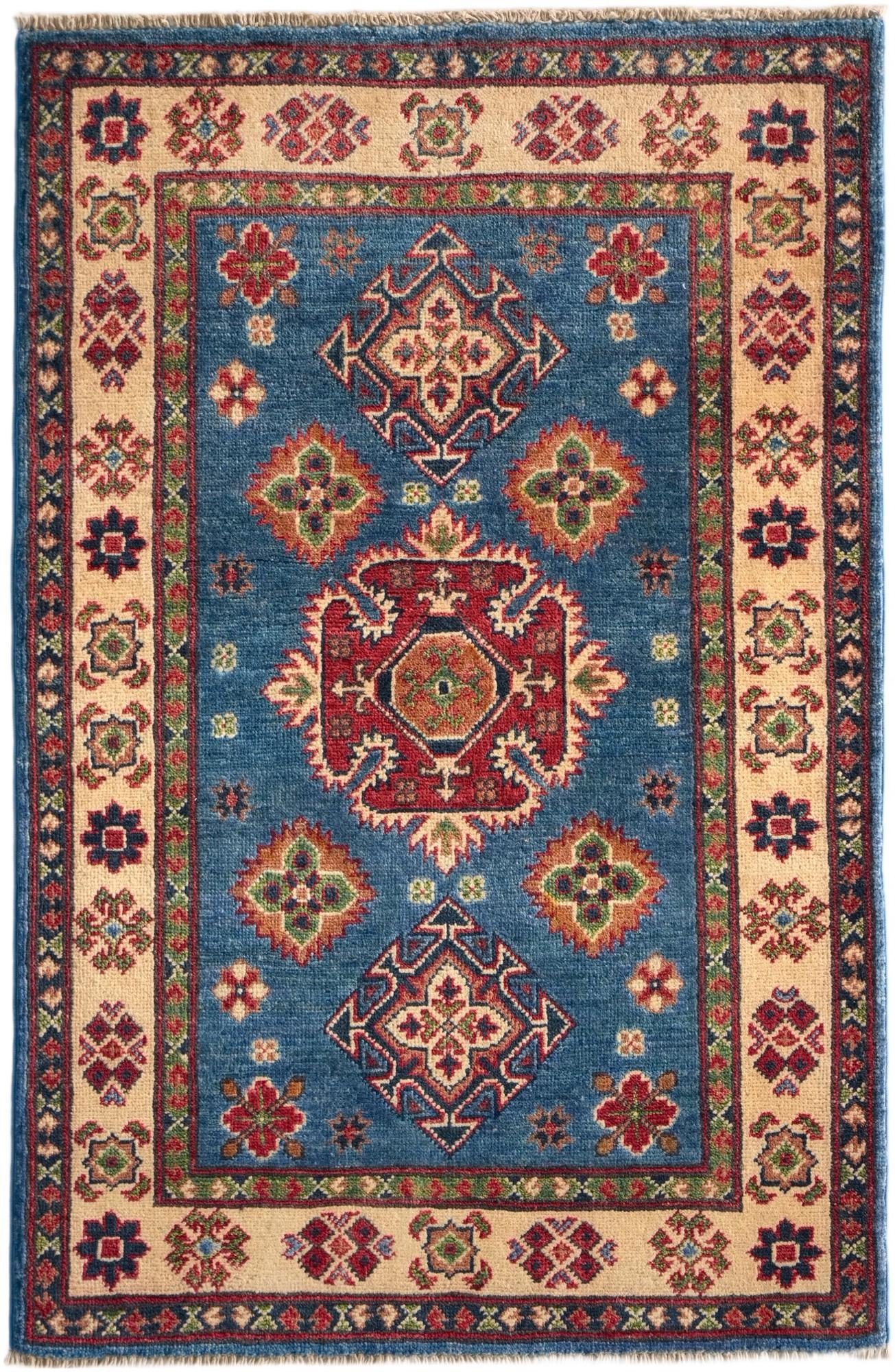 80cm x 125cm Hand Knotted Kazak Rug