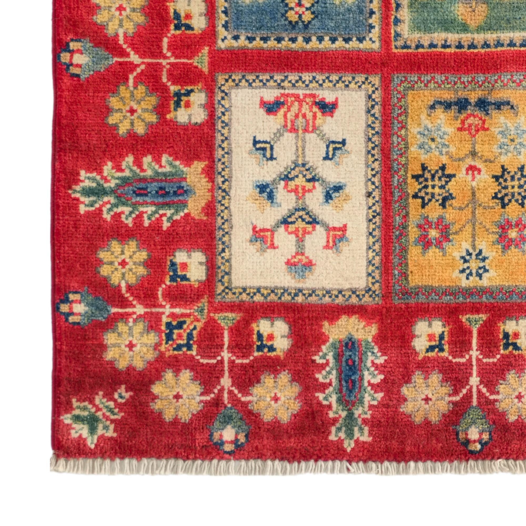 2' 8 x 4' 3 Hand Knotted Kazak Rug