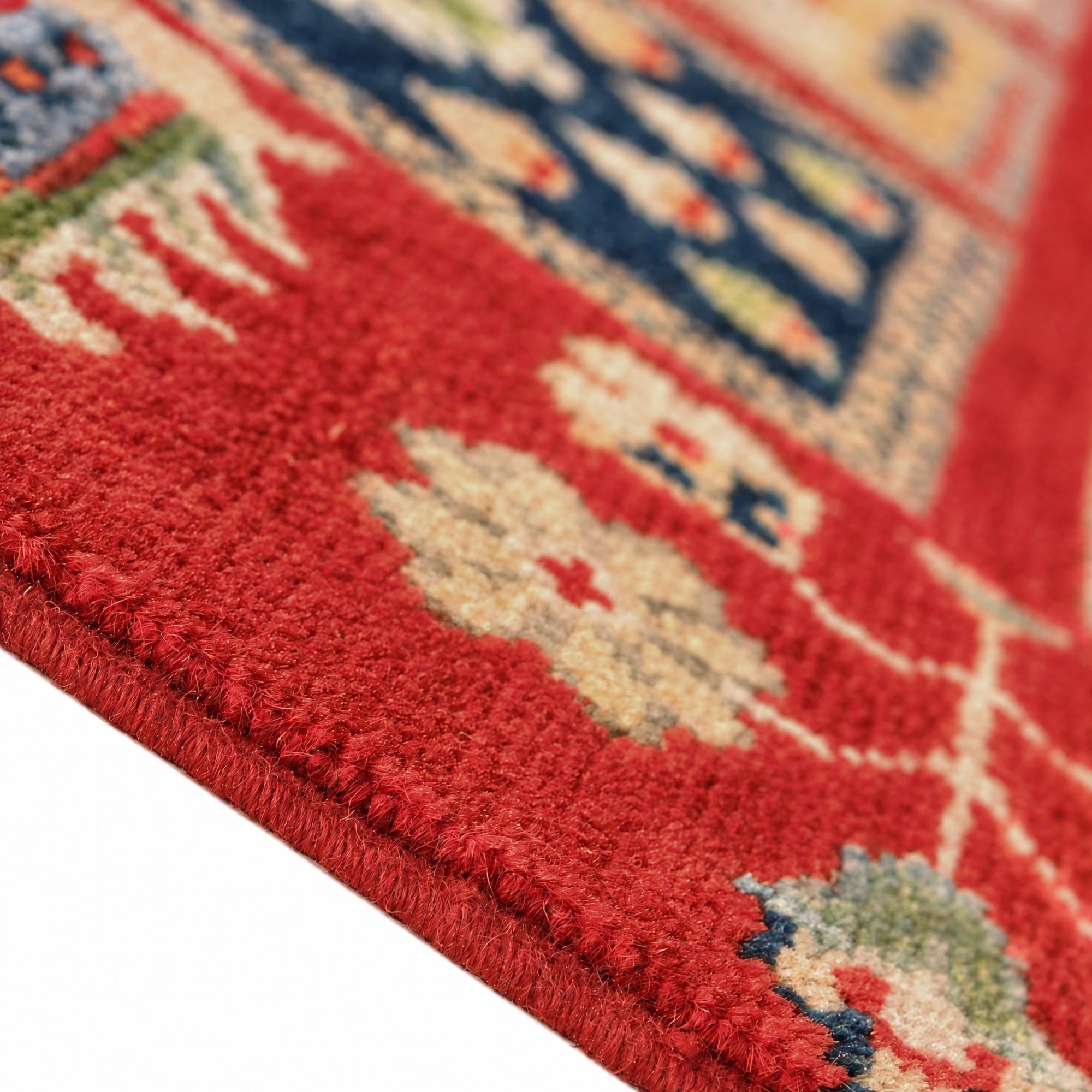 80cm x 130cm Hand Knotted Kazak Rug
