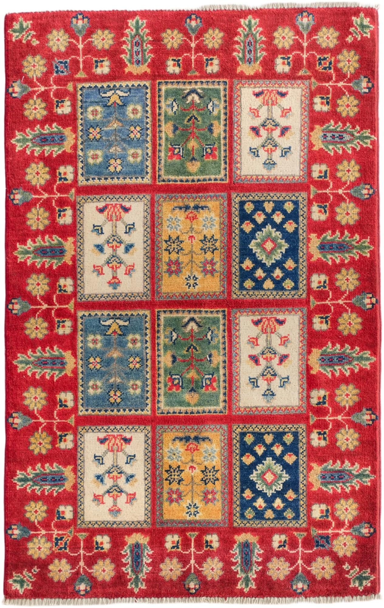 2' 8 x 4' 3 Hand Knotted Kazak Rug