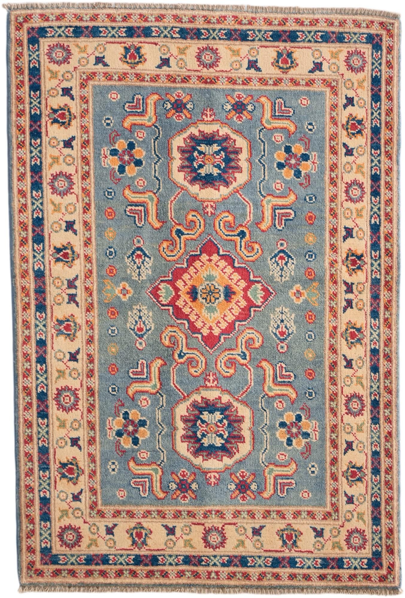 2' 8 x 3' 11 Hand Knotted Kazak Rug