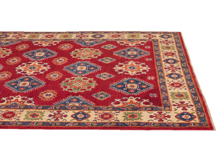 Detailansicht von 180cm x 245cm Handgeknüpft Kazak Teppich