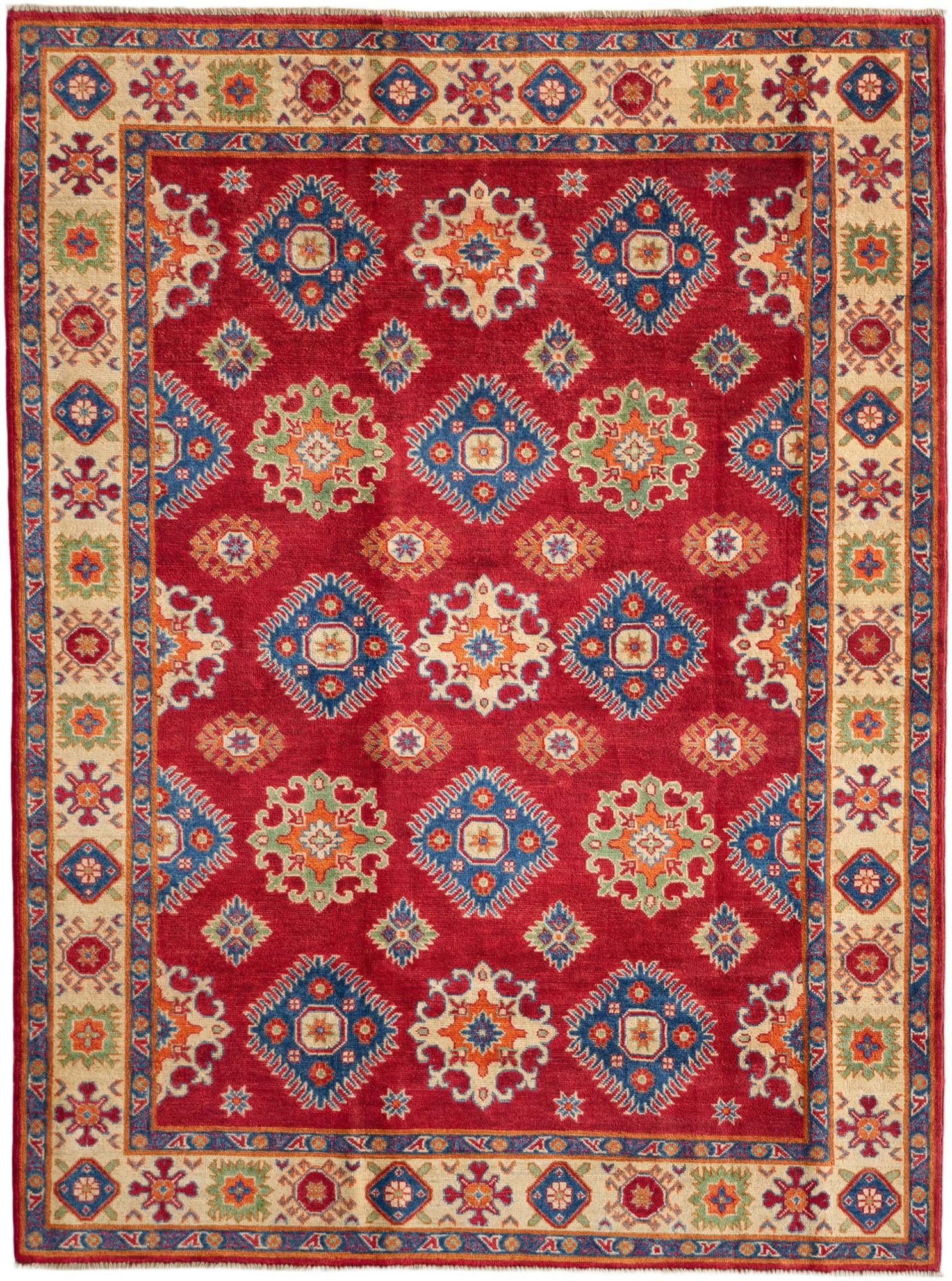 Detail image 2 of 10: 5' 11 x 8' Hand Knotted Kazak Rug