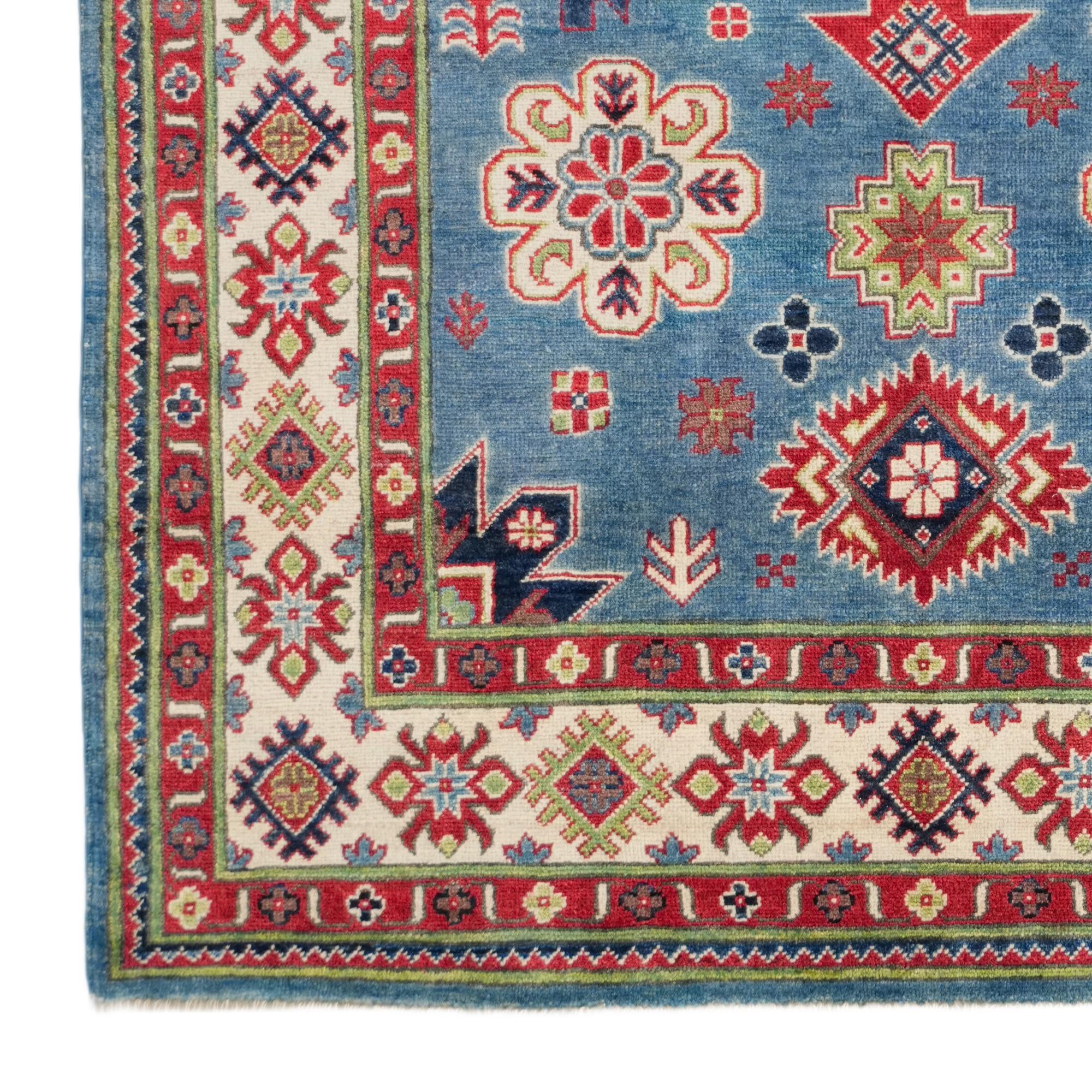5' x 7' 1 Hand Knotted Kazak Rug