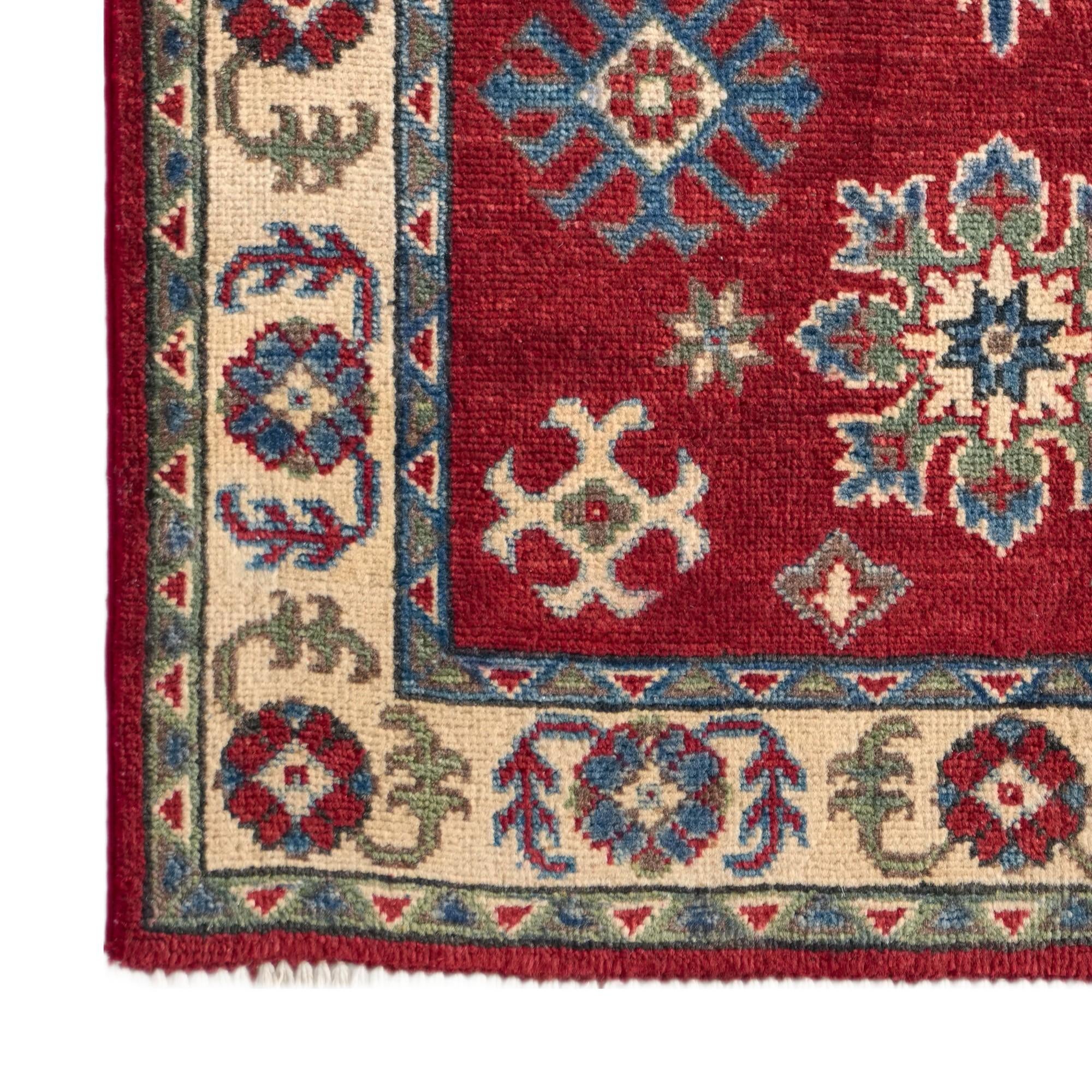 Detail image 7 of 10: 2' 8 x 4' 2 Hand Knotted Kazak Rug