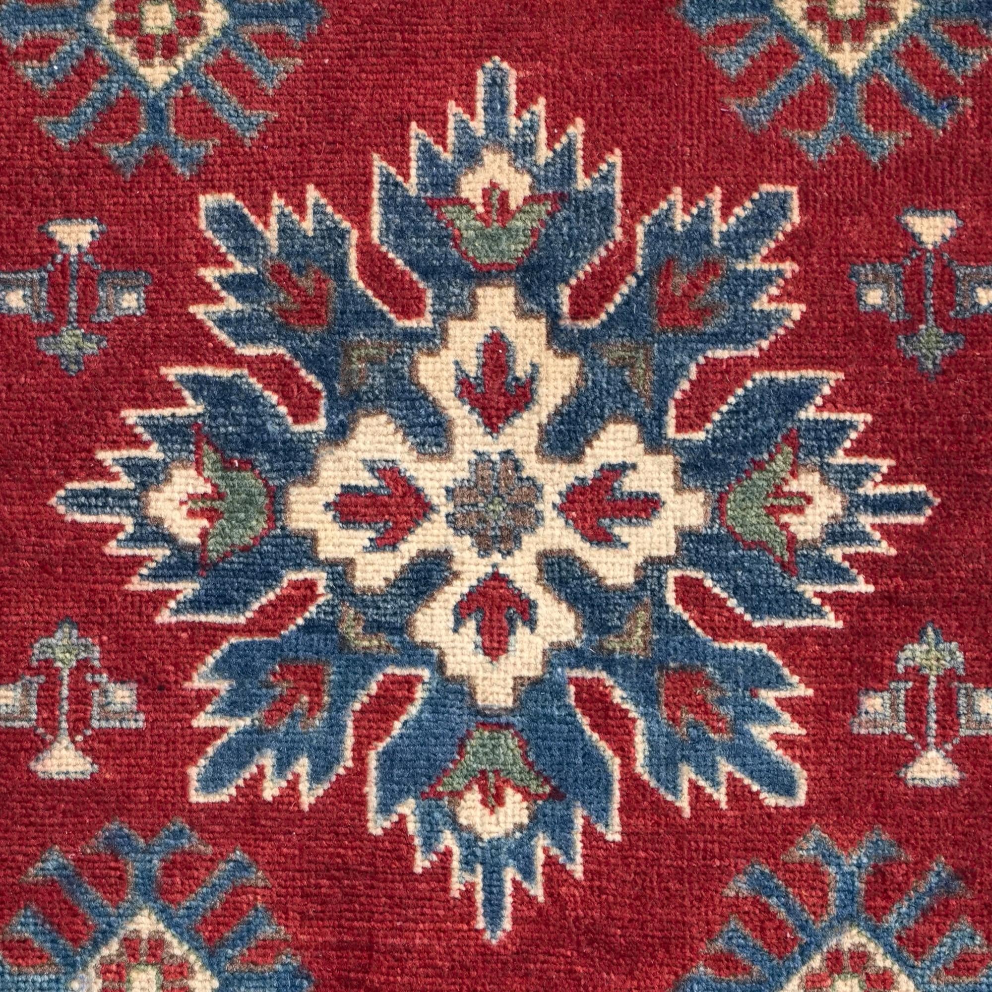 Detail image 10 of 10: 2' 8 x 4' 2 Hand Knotted Kazak Rug