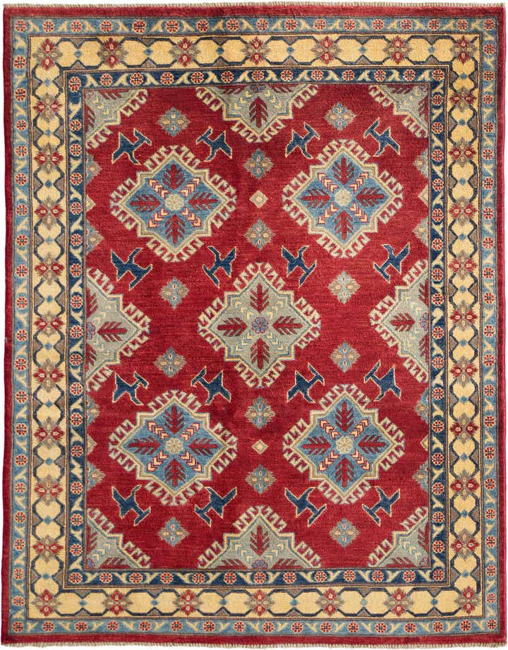 150cm x 190cm Handgeknüpft Kazak Teppich