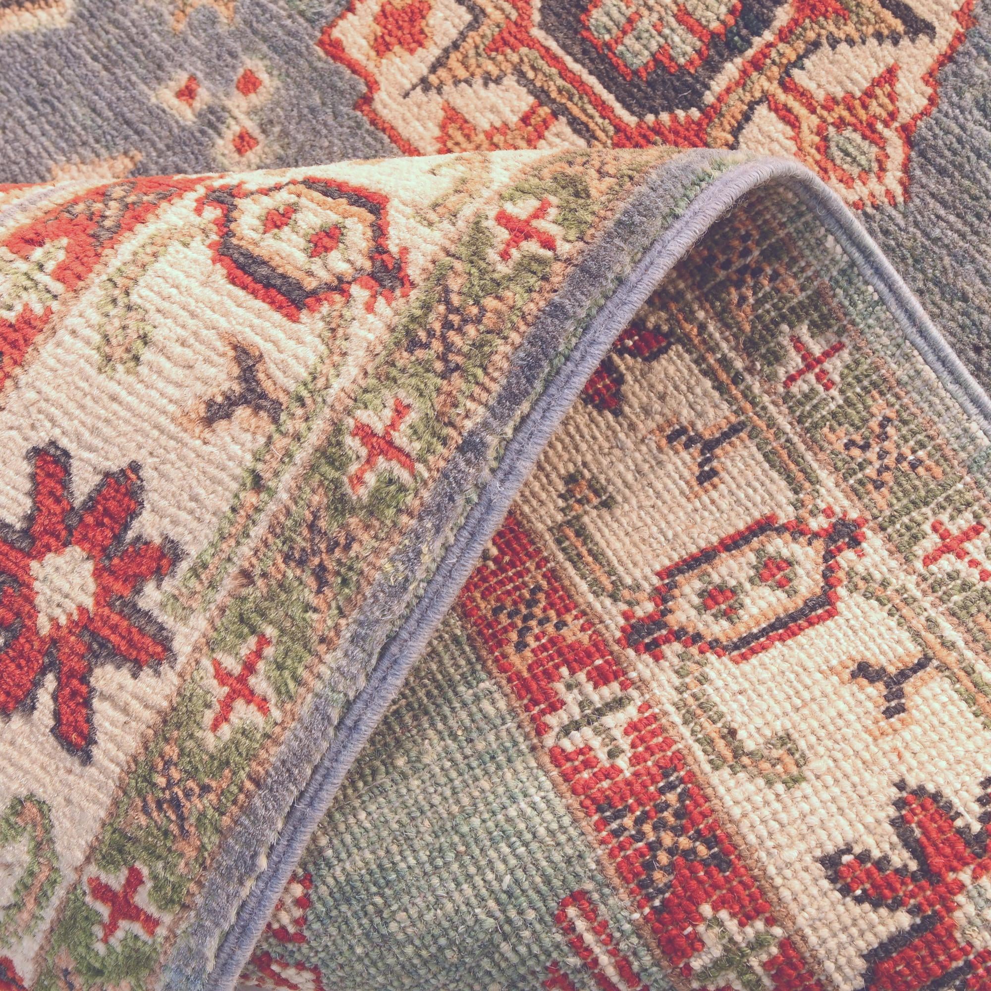 2' 7 x 4' Hand Knotted Kazak Rug