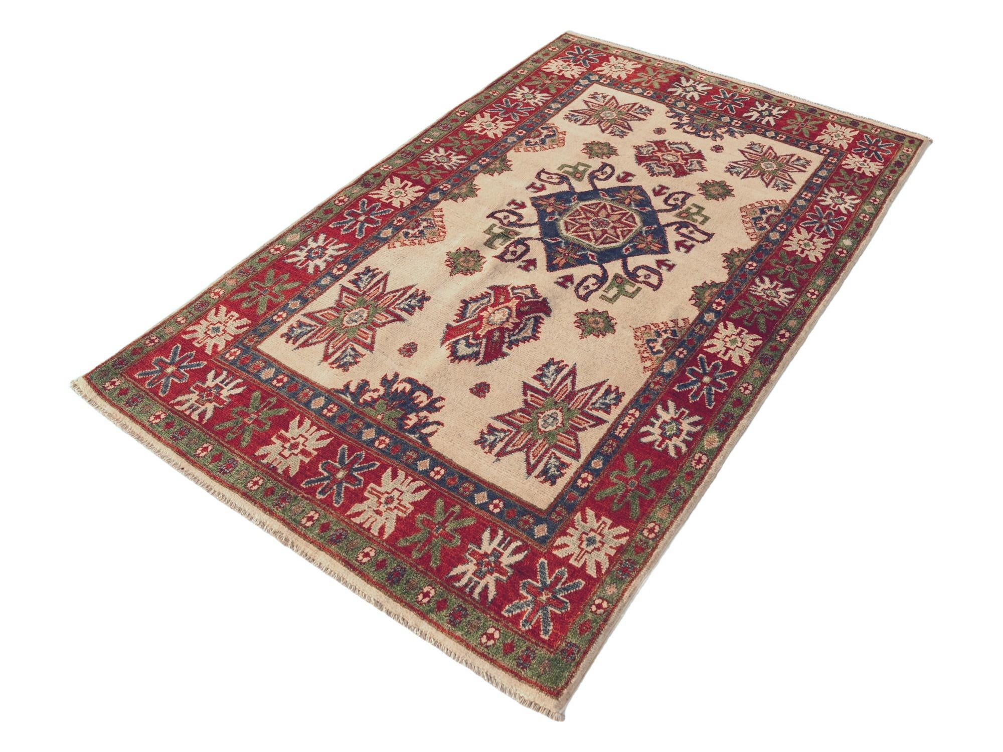 105cm x 155cm Hand Knotted Kazak Rug