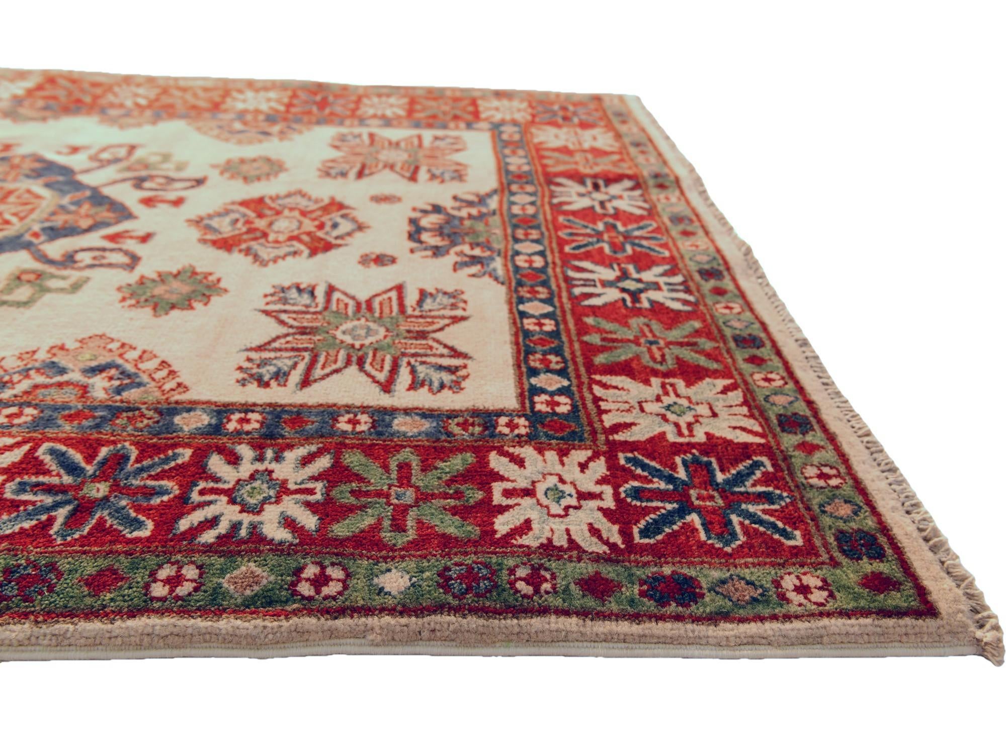 105cm x 155cm Hand Knotted Kazak Rug
