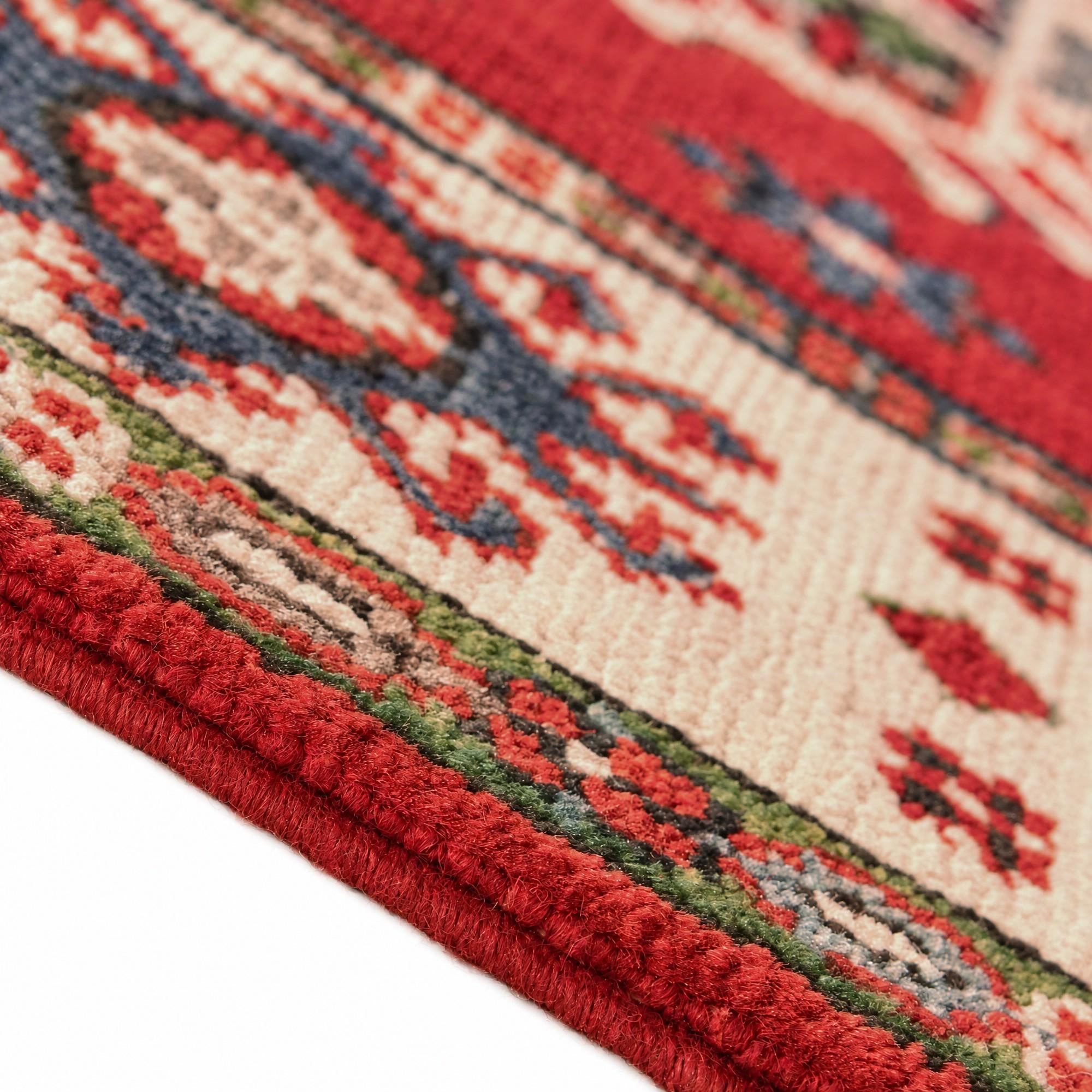 80cm x 130cm Hand Knotted Kazak Rug