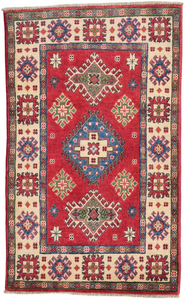 2' 7 x 4' 3 Hand Knotted Kazak Rug