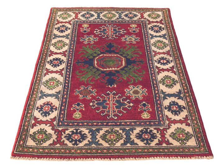2' 7 x 4' 1 Hand Knotted Kazak Rug