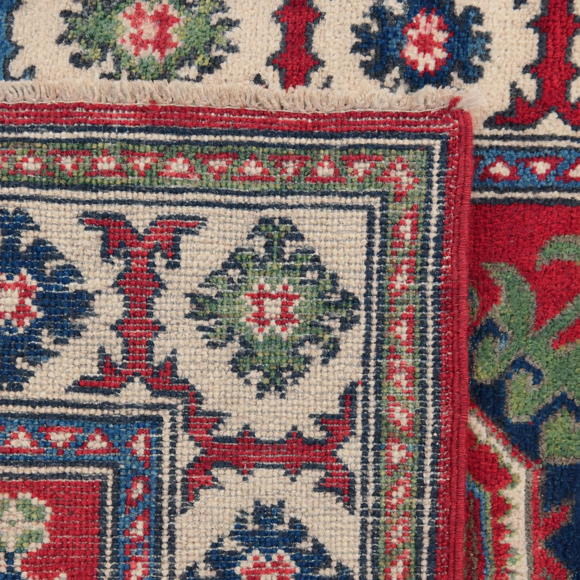 80cm x 125cm Hand Knotted Kazak Rug