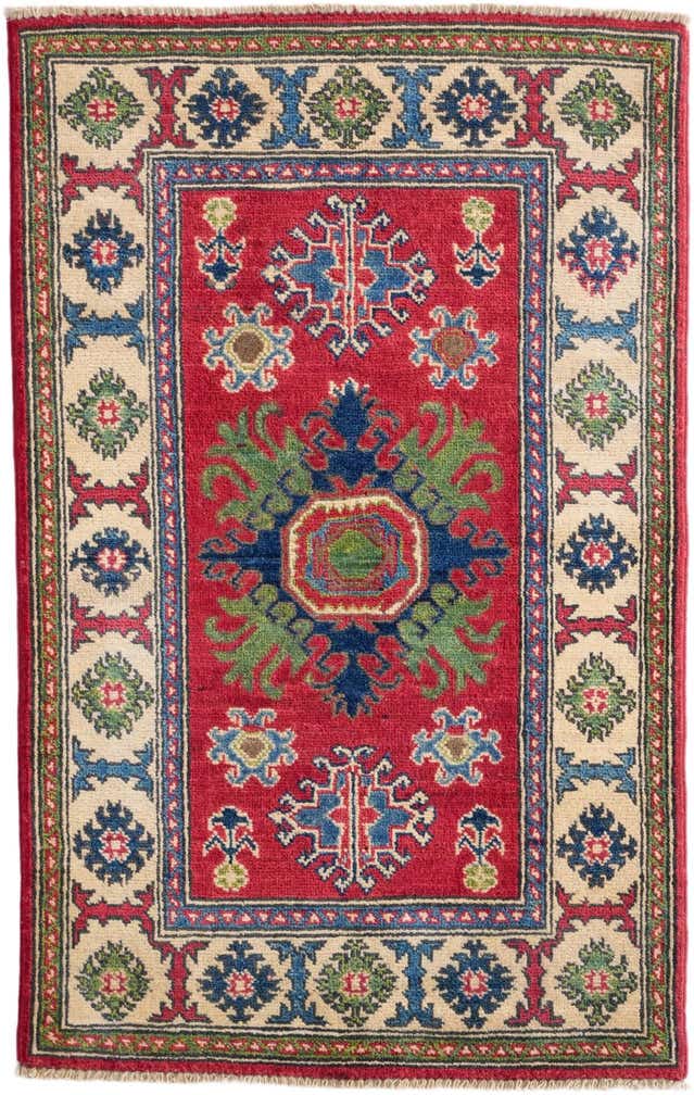 2' 7 x 4' 1 Hand Knotted Kazak Rug