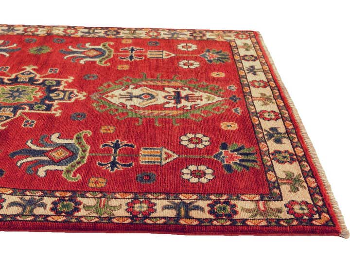 3' 7 x 5' 1 Hand Knotted Kazak Rug