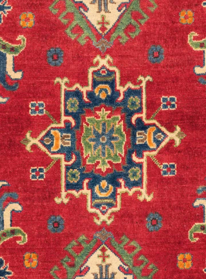 3' 7 x 5' 1 Hand Knotted Kazak Rug