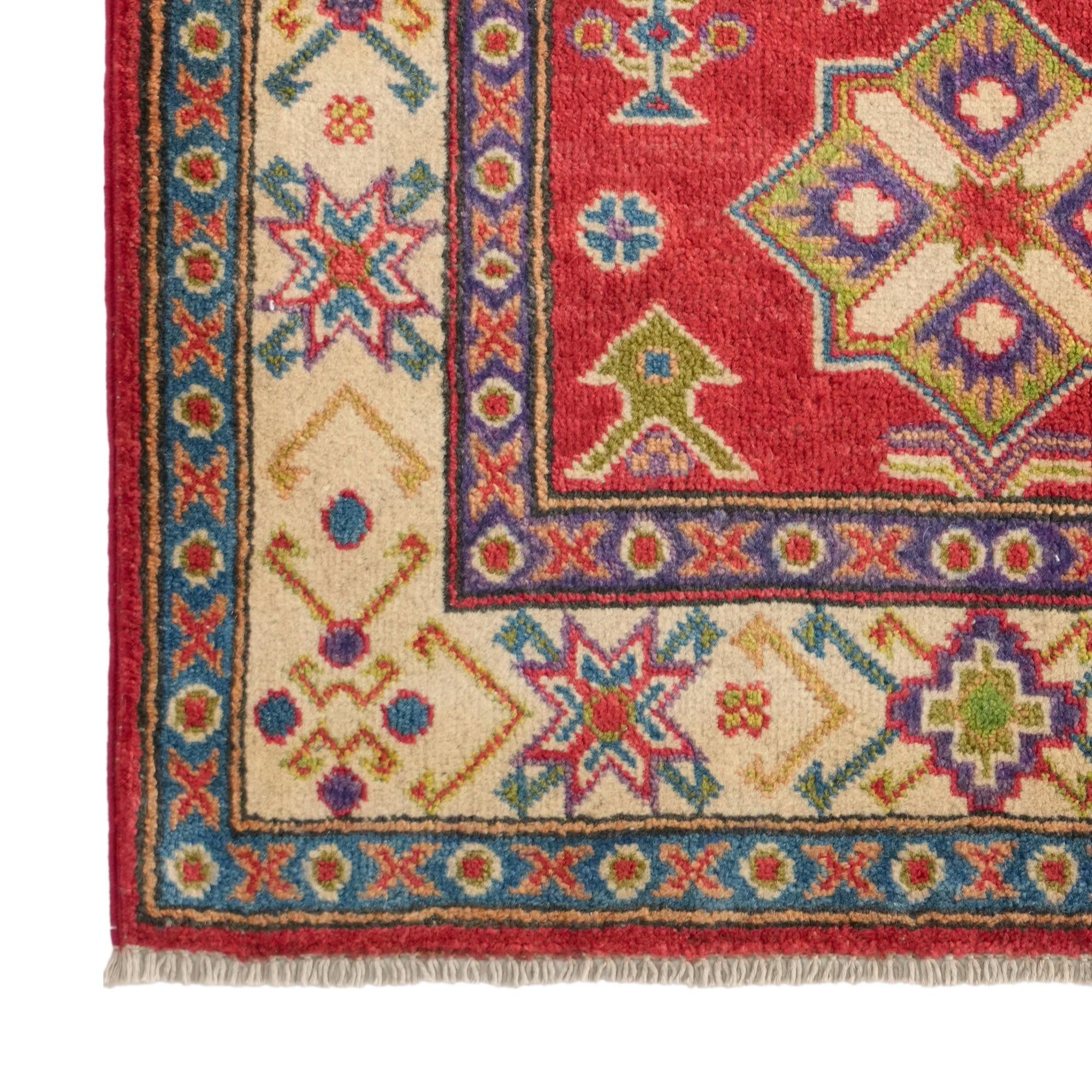 2' 8 x 4' 2 Hand Knotted Kazak Rug