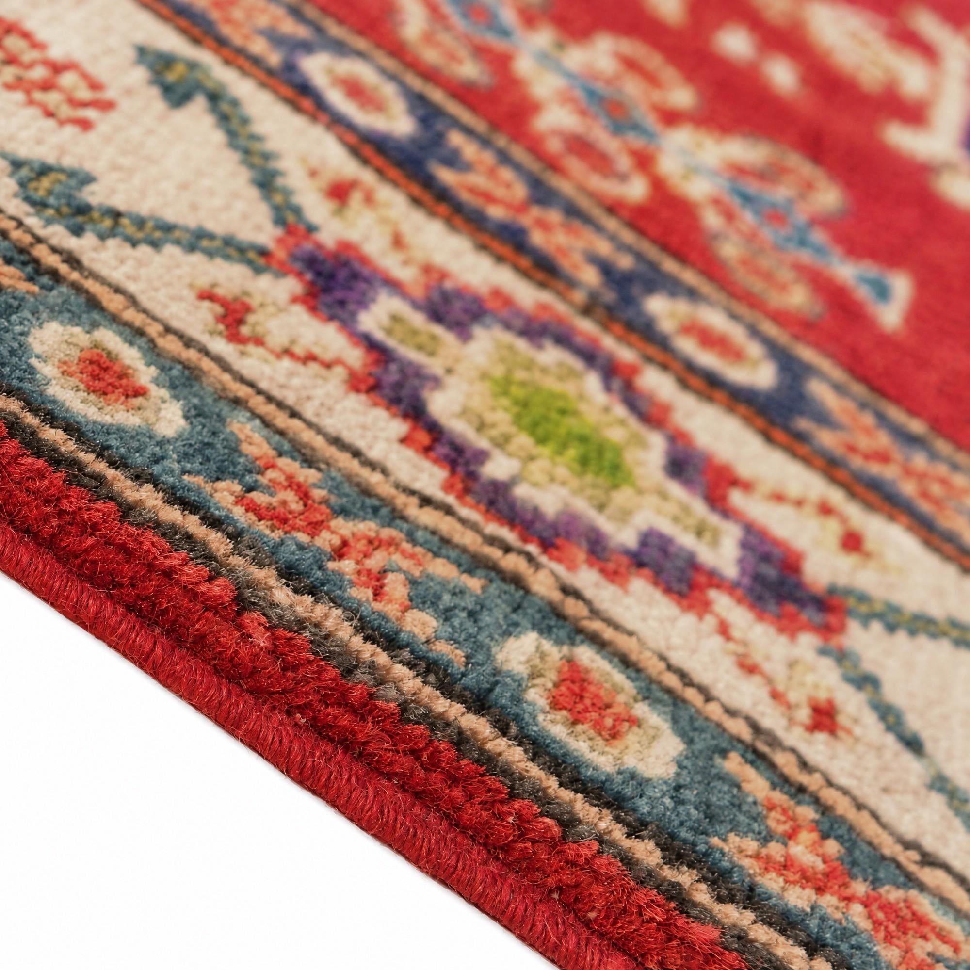 80cm x 130cm Hand Knotted Kazak Rug