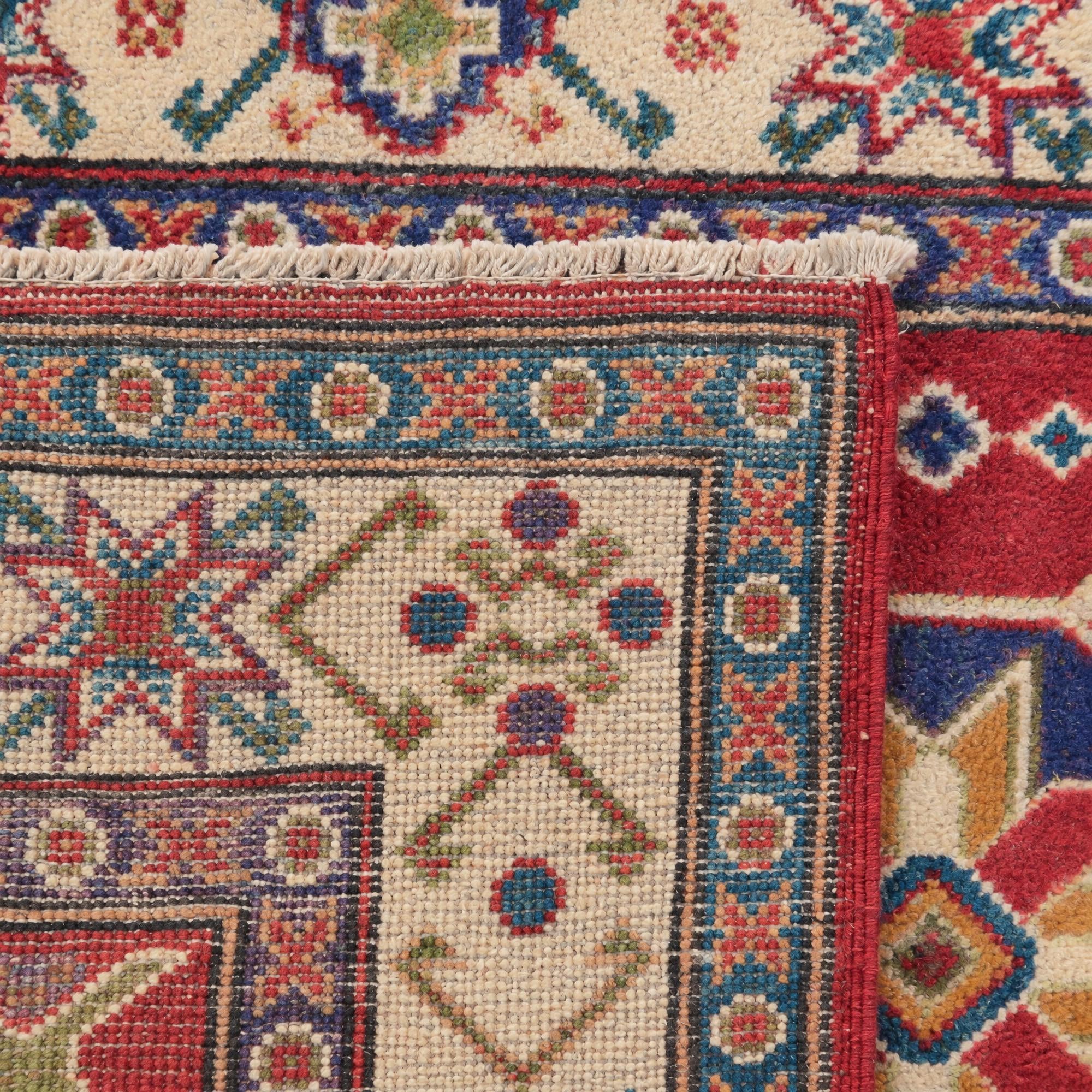 80cm x 130cm Hand Knotted Kazak Rug