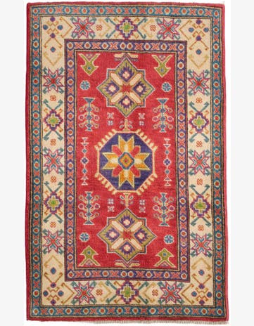 2' 8 x 4' 2 Hand Knotted Kazak Rug