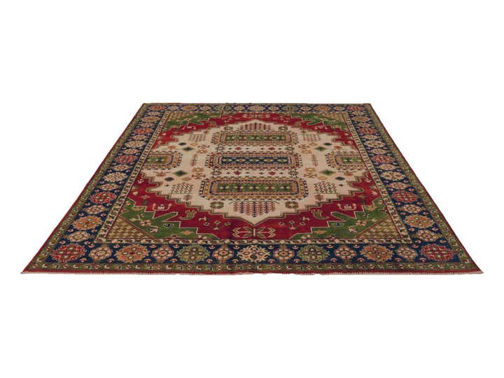 8' 2 x 10' 3 Hand Knotted Kazak Rug