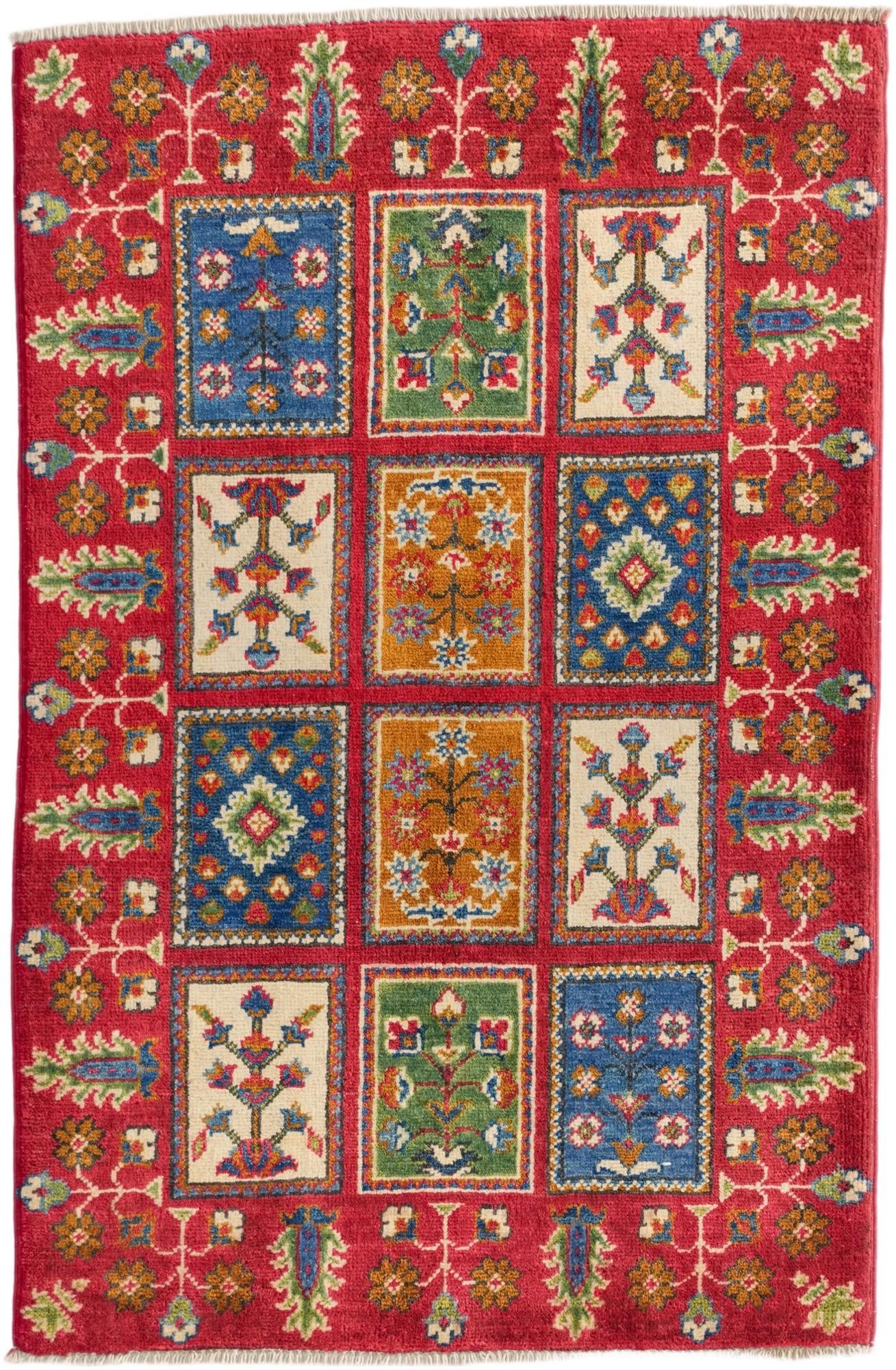2' 8 x 4' 1 Hand Knotted Kazak Rug
