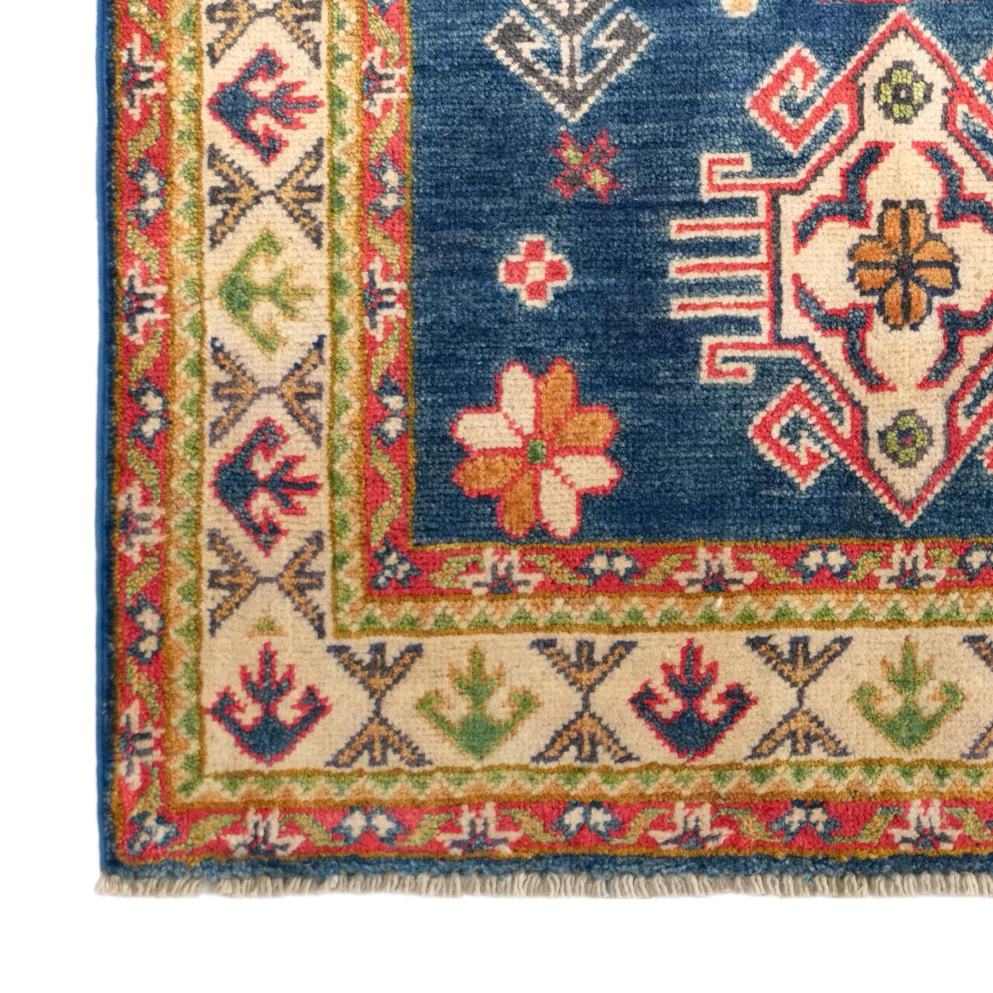 2' 8 x 4' 1 Hand Knotted Kazak Rug