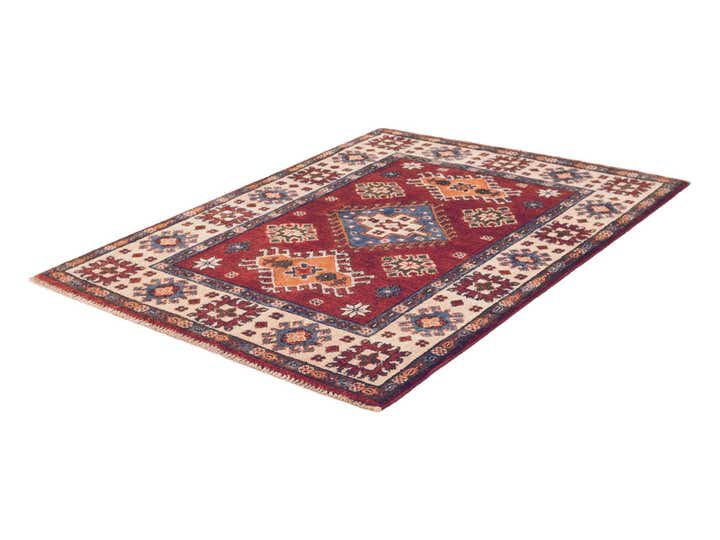 2' 11 x 4' 2 Hand Knotted Kazak Rug
