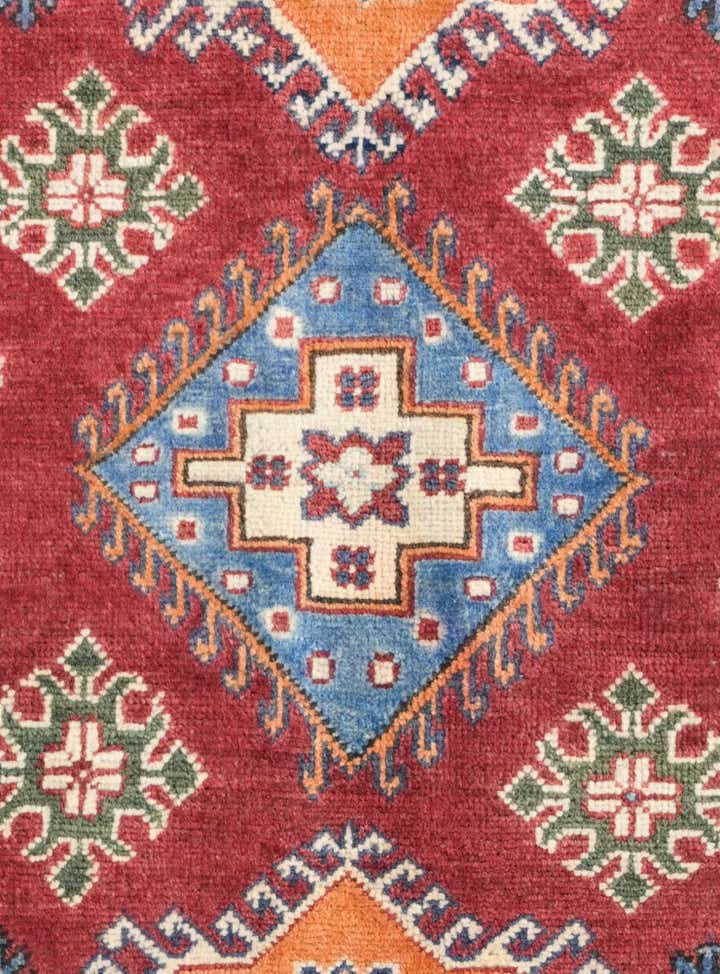 2' 11 x 4' 2 Hand Knotted Kazak Rug