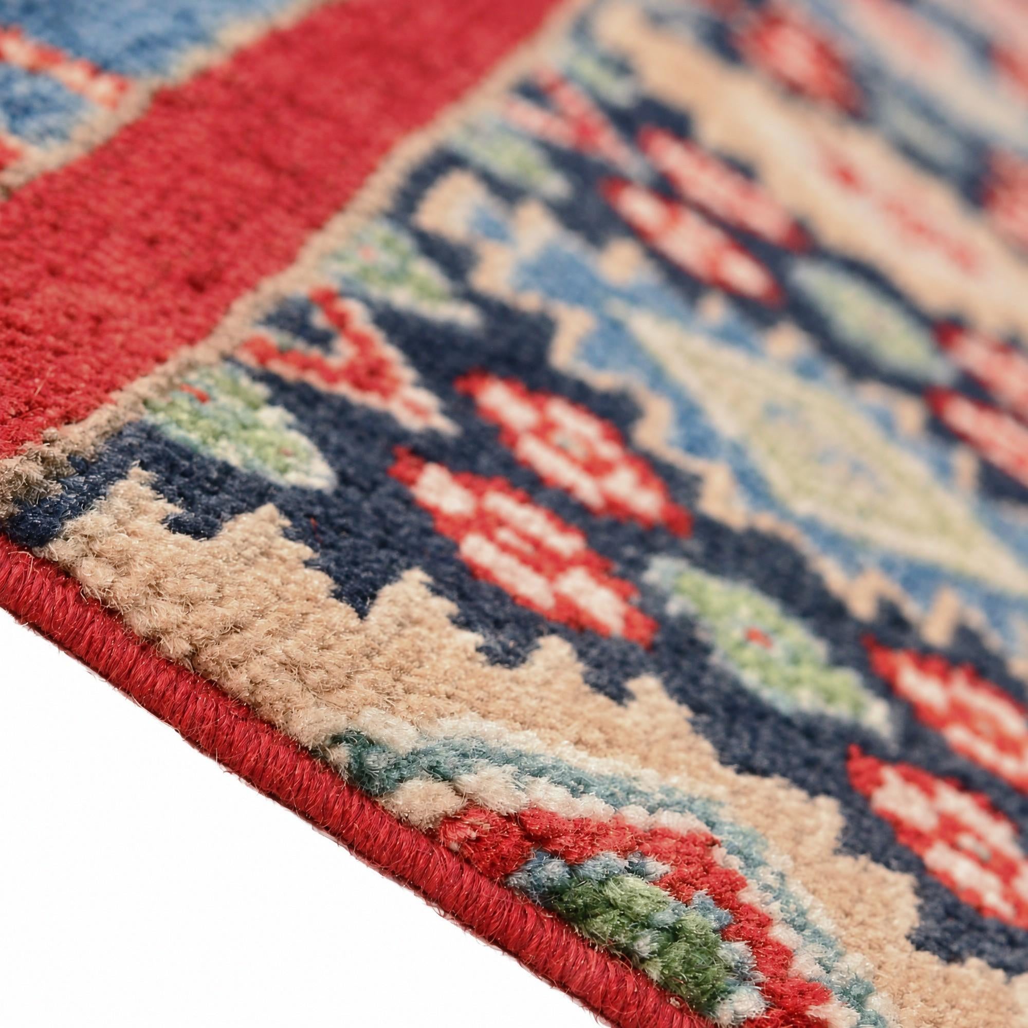 100cm x 155cm Hand Knotted Kazak Rug