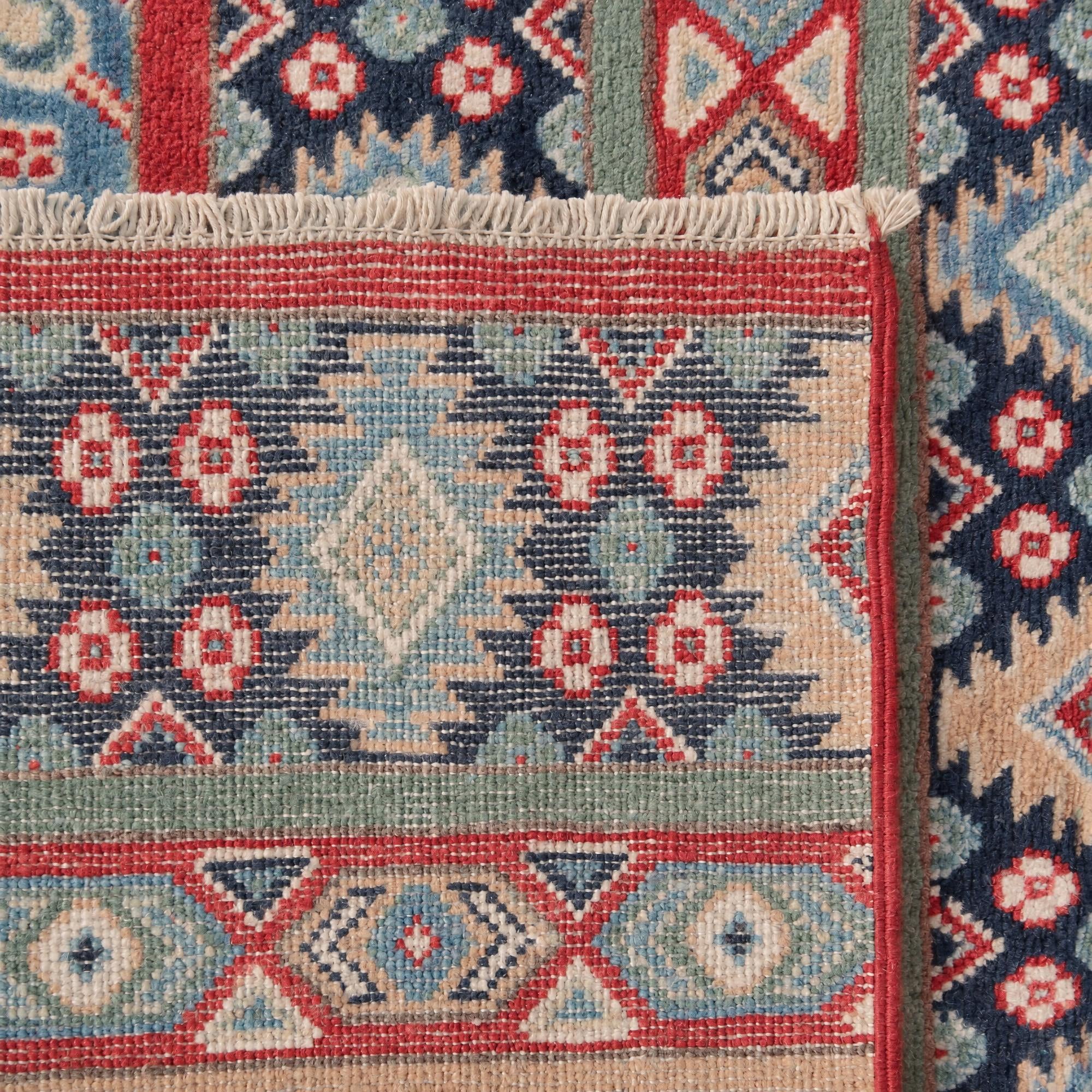 100cm x 155cm Hand Knotted Kazak Rug