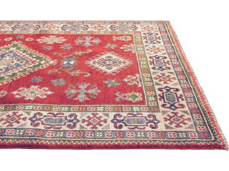 Detail image of 3' 3 x 5' 2 Hand Knotted Kazak Rug
