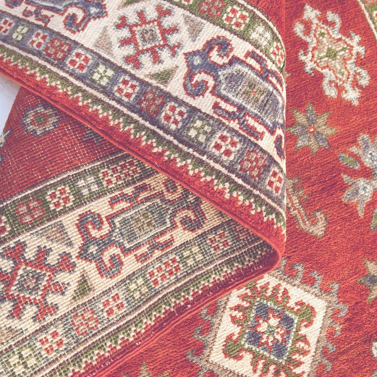 Detail image of 3' 3 x 5' 2 Hand Knotted Kazak Rug