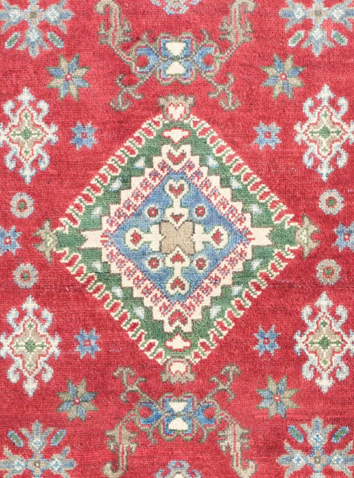 Detail image of 3' 3 x 5' 2 Hand Knotted Kazak Rug