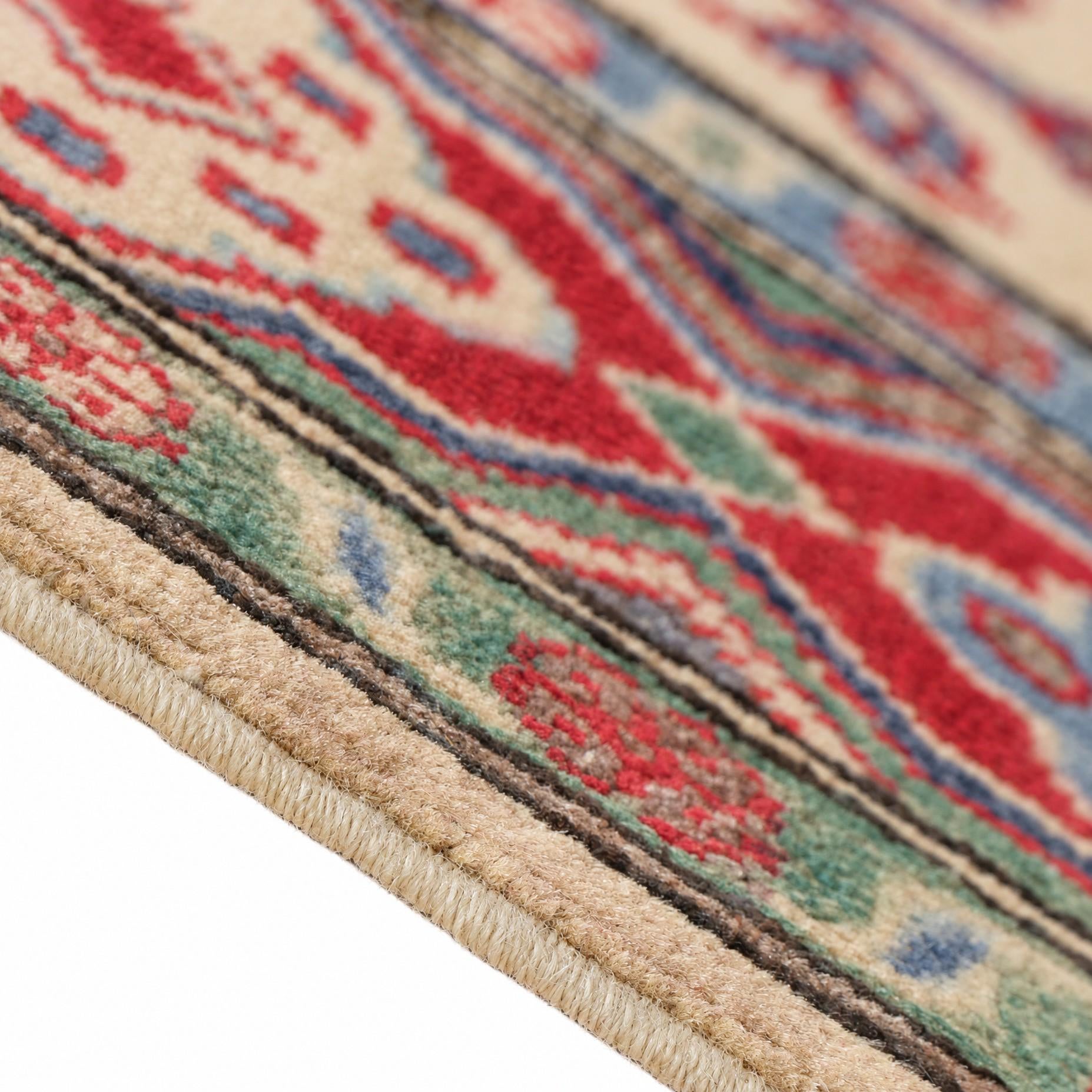 155cm x 195cm Hand Knotted Kazak Rug
