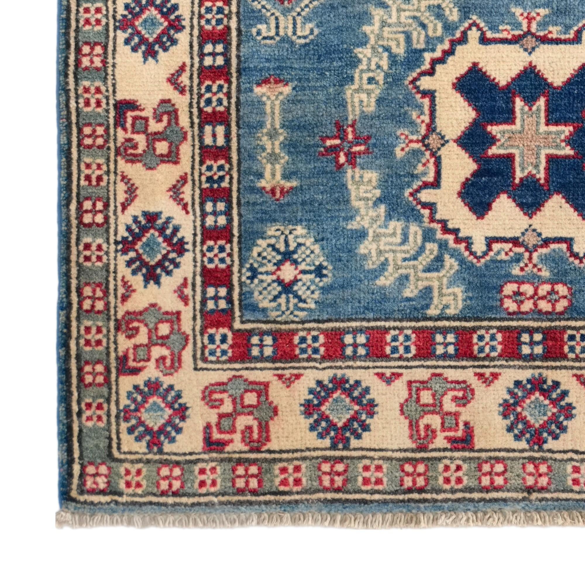 2' 7 x 4' 2 Hand Knotted Kazak Rug