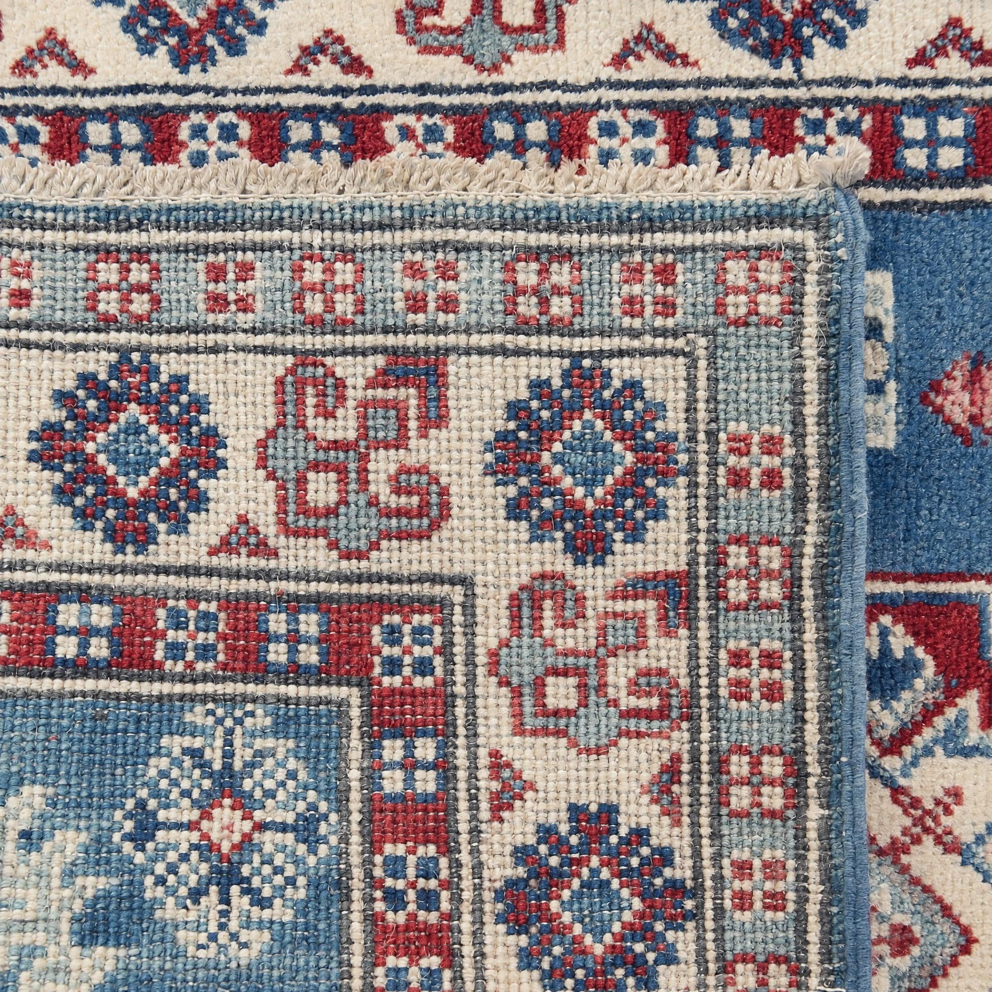 80cm x 125cm Hand Knotted Kazak Rug