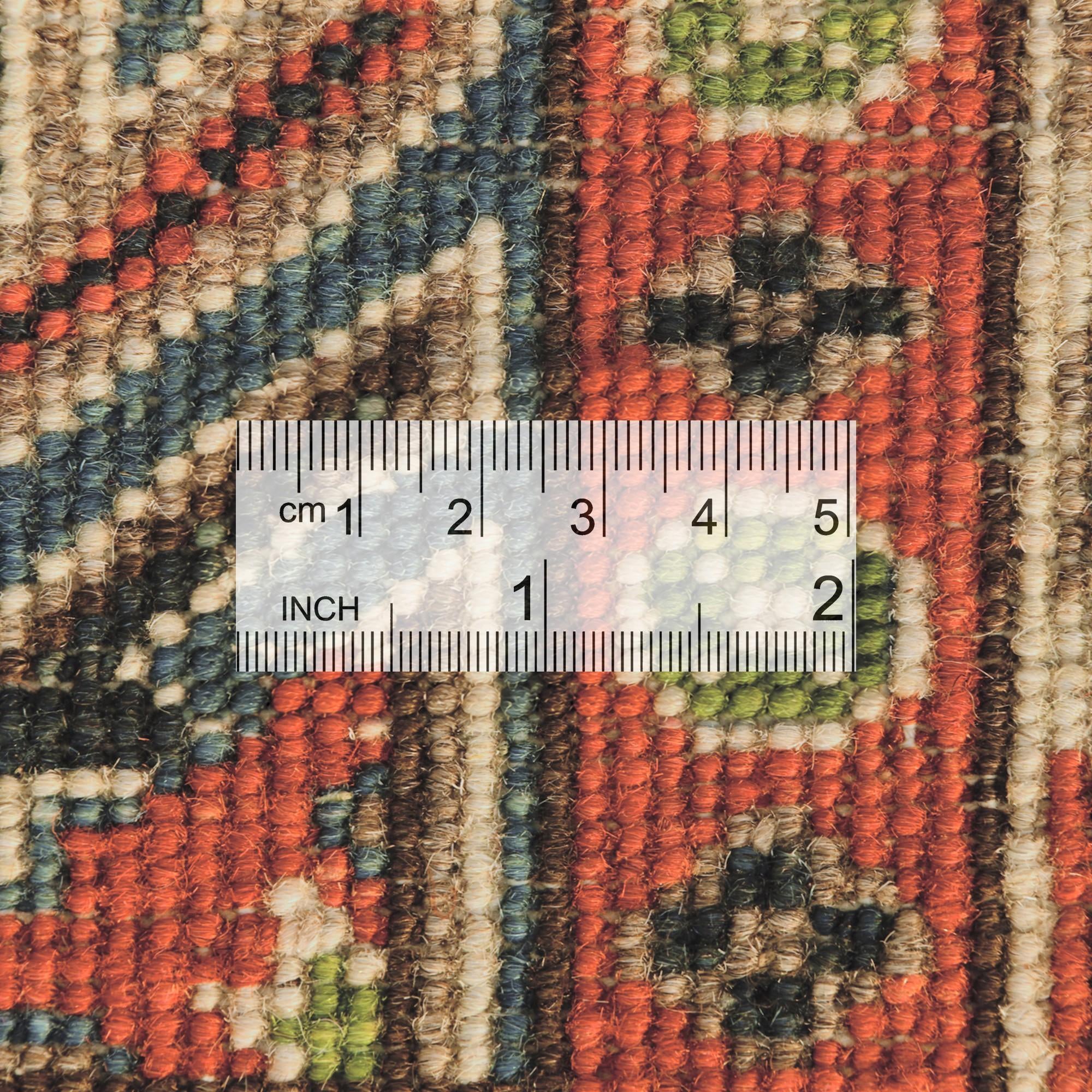 Detail image 9 of 10: 3' 3 x 3' 9 Hand Knotted Kazak Rug
