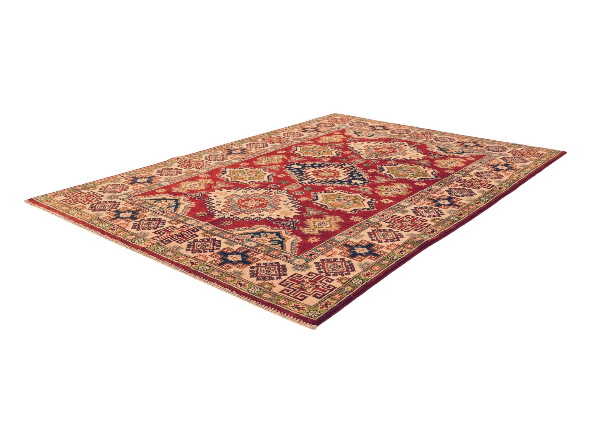 4' 11 x 6' 11 Hand Knotted Kazak Rug