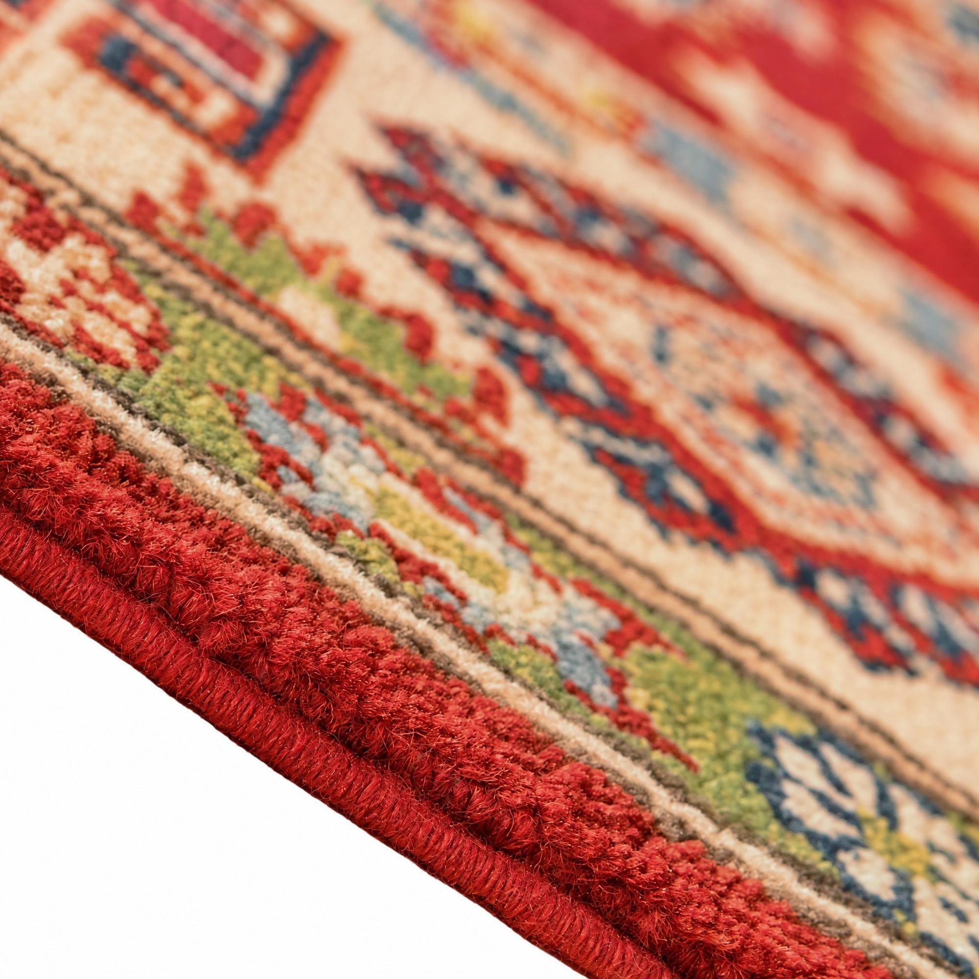 150cm x 210cm Handgeknüpft Kazak Teppich