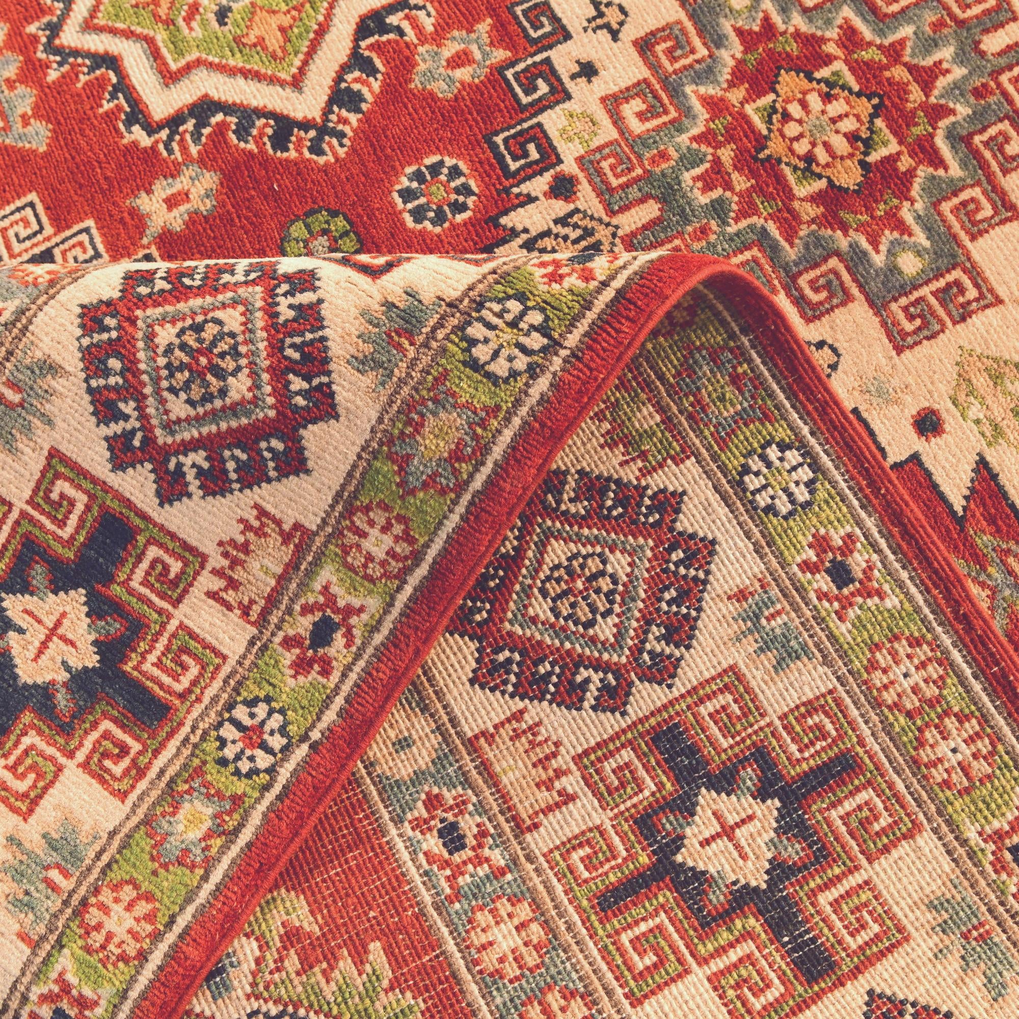 4' 11 x 6' 11 Hand Knotted Kazak Rug