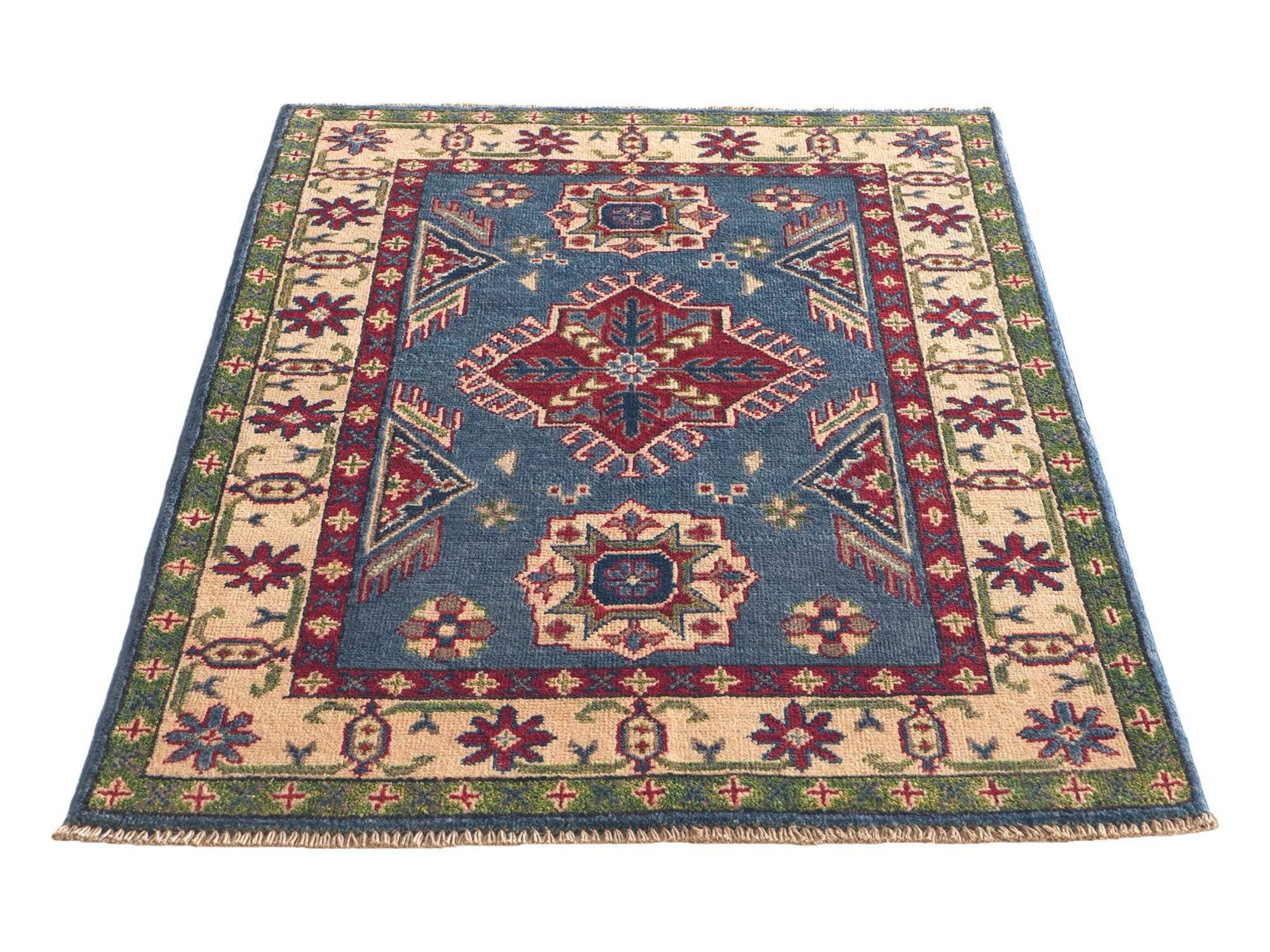 85cm x 130cm Hand Knotted Kazak Rug