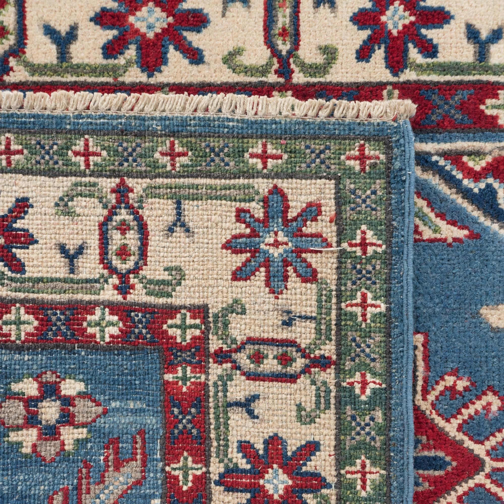 85cm x 130cm Handgeknüpft Kazak Teppich