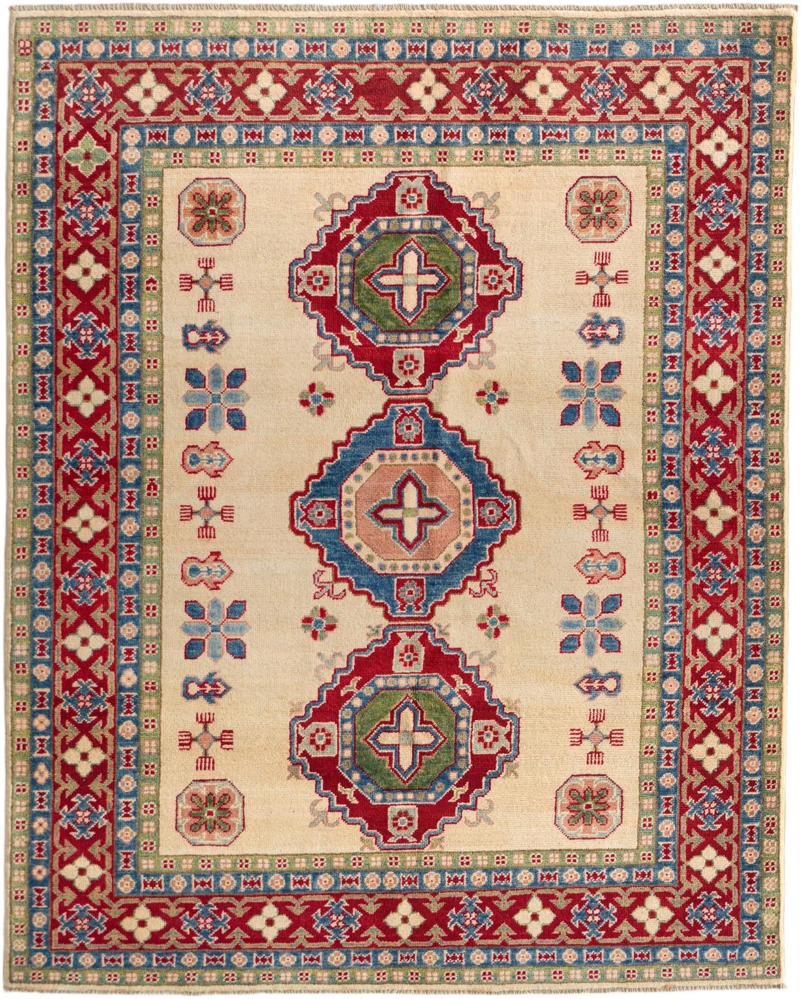 Detail image 2 of 10: 5' 3 x 6' 6 Hand Knotted Kazak Rug